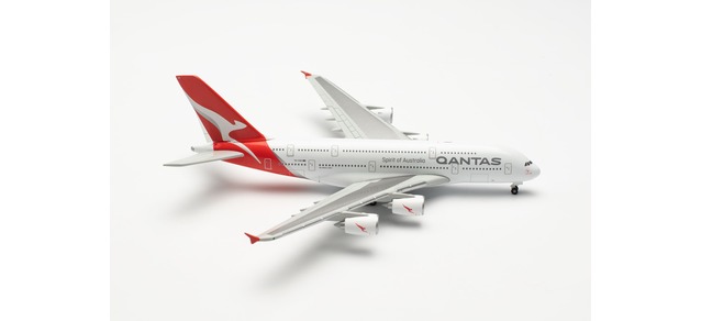 Herpa Wings Qantas Airbus A380 1:500 "Hudson Fysh" Registration VH-OQB