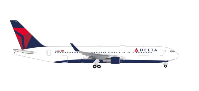 Herpa Wings Delta Air Lines Boeing 767-300 (with winglets) 1:500 Registration N178DZ